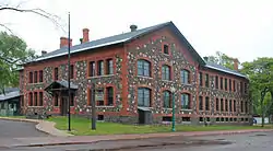 General Office Building, now the Keweenaw National Historical Park Headquarters, 2009.