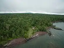 The former Keweenaw Rocket Range