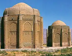 Towers and tombs: a design of the Seljuki era, Qazvin.