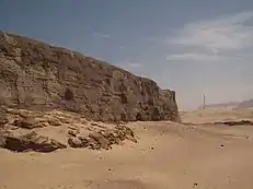 King Khasekhemwy "fort" in Abydos. Circa 2700 BCE