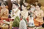 Khmer bride and groom