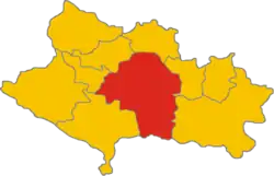 The territory of the Khorramabad inside the province of Lorestan