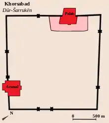 City plan of Dur-Sharrukin