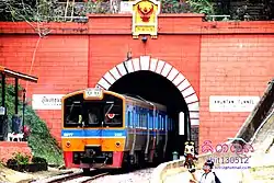 Khun Tan Tunnel of Khun Tan Railway Station in Mae Tha District, a part of Khun Tan Range