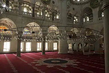 Triforium of the Kılıç Ali Pasha Mosque