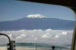 Picture I took while flying a Cessna 402 departing out of Amboseli, when I flew for Mombasa Air Services, 1979