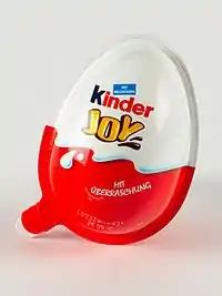 Kinder Joy shell made of polypropylene
