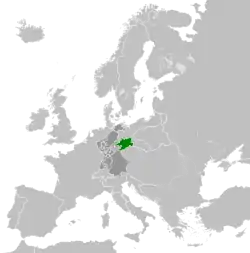The Kingdom of Saxony in 1812