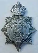 Kings Crown Peterborough Combined Police Badge 1947-1952