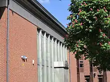 Façade of public building.