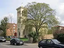 View of Italianate church