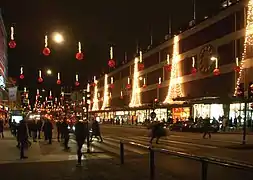 Åhléns City with Christmas decorations 2011.