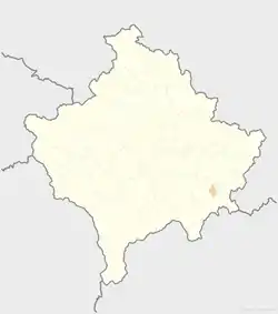 Location in Kosovo
