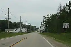 Looking south at Klondike