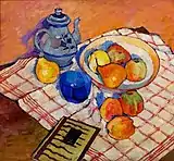 Nico Klopp: Still Life with Pears and Apples (1930)