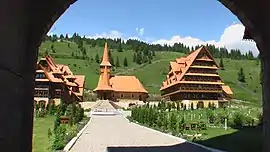 Traditional Romanian wooden church in Dorna-Arini (2012)
