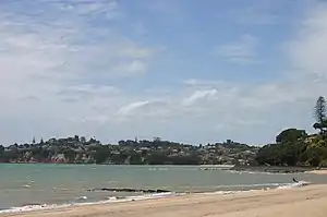 View of Kohimarama Beach looking towards St Heliers