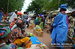 Kolda town centre market