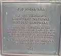 National Historic Landmark plaque, 1965