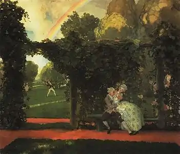 A Ridiculed Kiss, 1908.