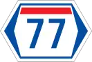 Gwangju Metropolitan City&nbsp;Route&nbsp;77 shield}}