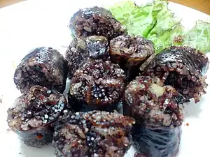 Blood sausage Korean Peninsula style.