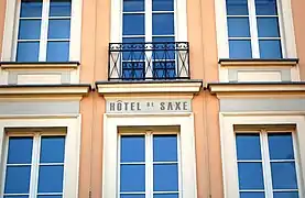 Hôtel de Saxe (de)