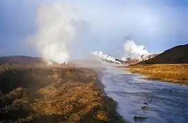 Krafla volcanic area