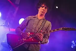 Torabi performing at Muncaster Castle in 2019