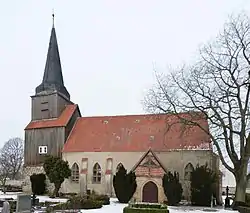 Village church in Krien