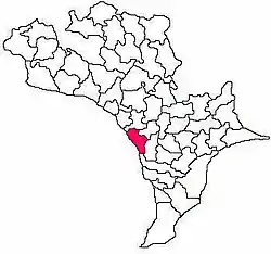 Mandal map of Krishna district showing  Thotlavalluru mandal (in Rose Colour)