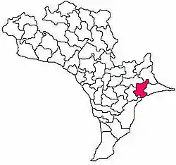 Mandal map of Krishna district showing Bantumilli mandal (in Rose Colour)