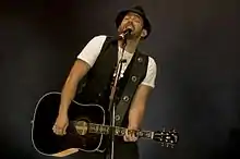Kristian Bush at Ramstein Air Base, Germany (2009)