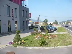 View on the village center