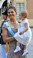 Crown princess Victoria with the Leuchtenbergs corsage necklace
