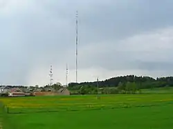 view of the RTCN Białystok in the village