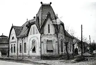 Professor Borjanović's House by János Pányi in Zrenjanin, 1913