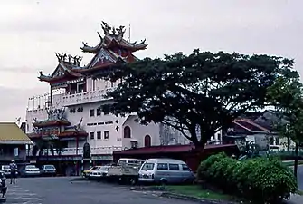 Tin Hau (Goddess of Sea) Temple in Kuching, Malaysia, 1991.