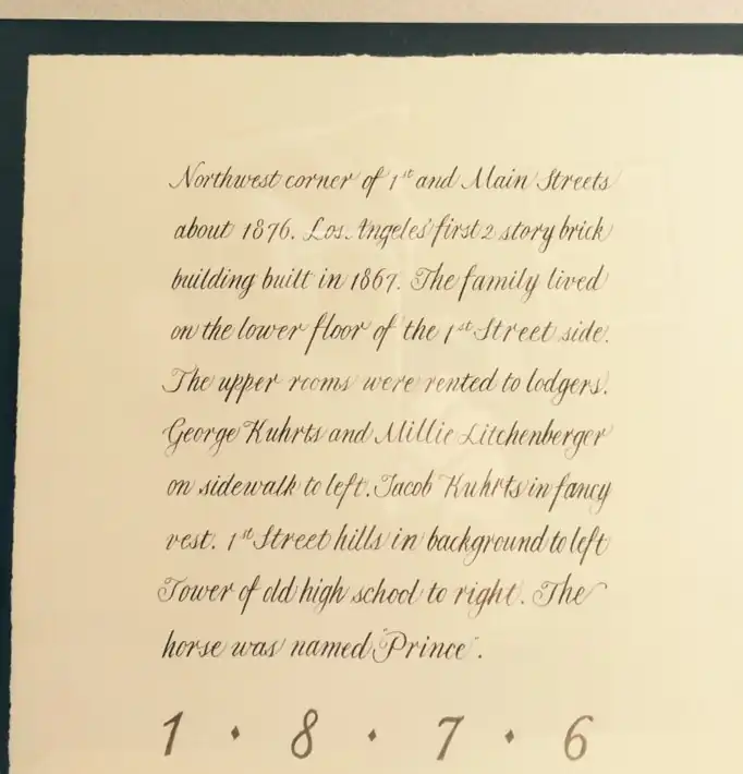 Kuhrts Homestead Caption 1876