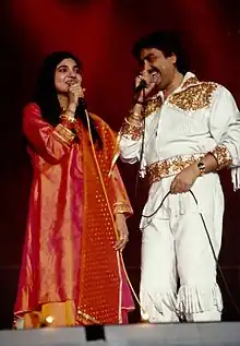 Kumar sanu With Alka Yagnik In 90s