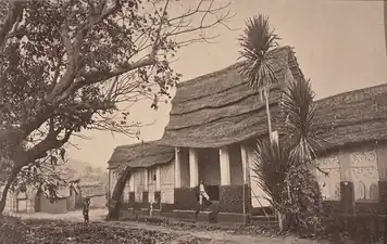 Palace of Ashanti Kwaku Dua of Kumasi, Ghana, 1896
