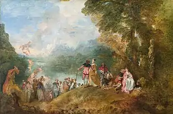 Antoine Watteau, Pilgrimage on the Isle of Cythera (1717)