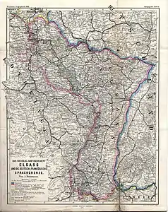 The general government of Elsass (1875) by A.&nbsp;Petermann.