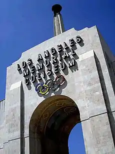 Los Angeles Memorial Coliseum Olympic Cauldron