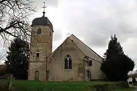 The church in La Chapelle-Saint-Sauveur