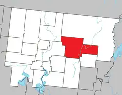 Location within Abitibi RCM.