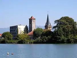 The village seen from Glun