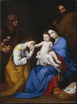 The Holy Family with Saint Anne and Catherine of Alexandria, 1648, 209.6 x 154.3 cm., Metropolitan Museum of Art