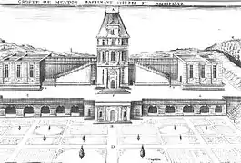 The grotto of Meudon, by Claude Chastillon, about 1600