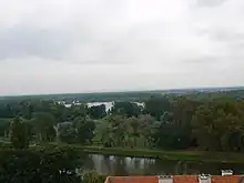 Elbe and Poděbrady Lake